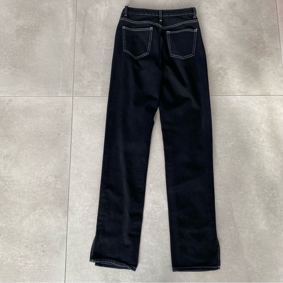 LIONESS FASHION ALABAMA CONTRAST STITCHING JEANS - Picture 3 of 9